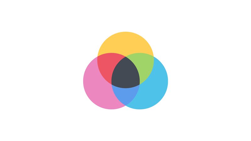 Three Overlapping Circles — Yellow