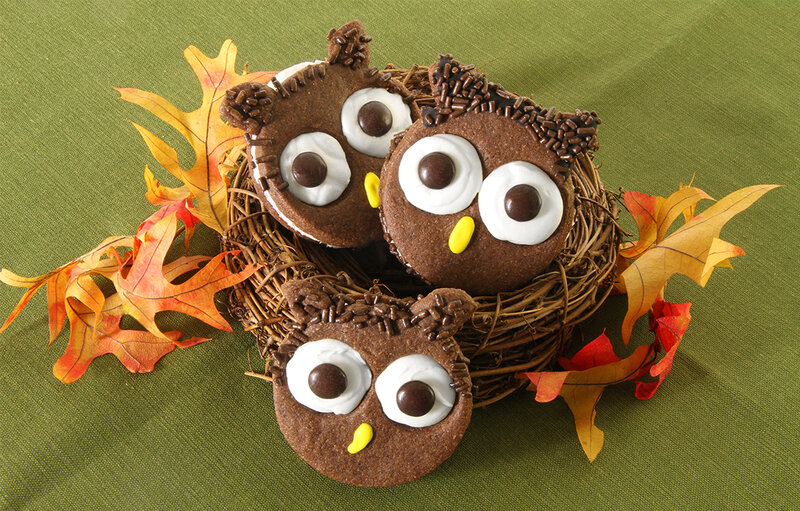 Three Owl Cookies