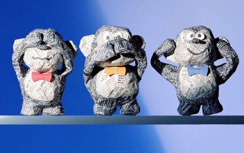 Three Paper Bears