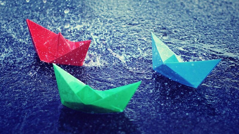 Three Paper Boats