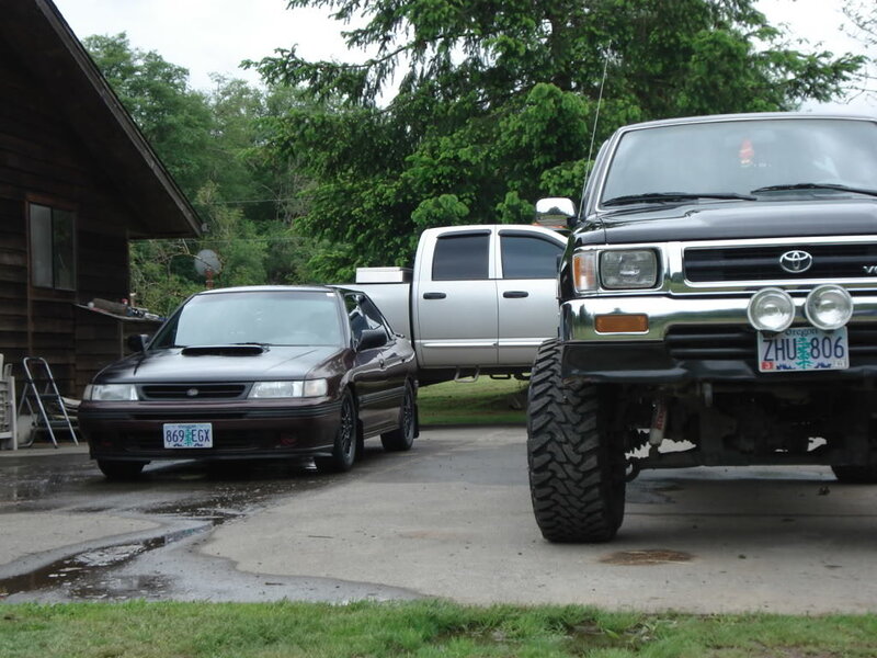 Three Parked Vehicles