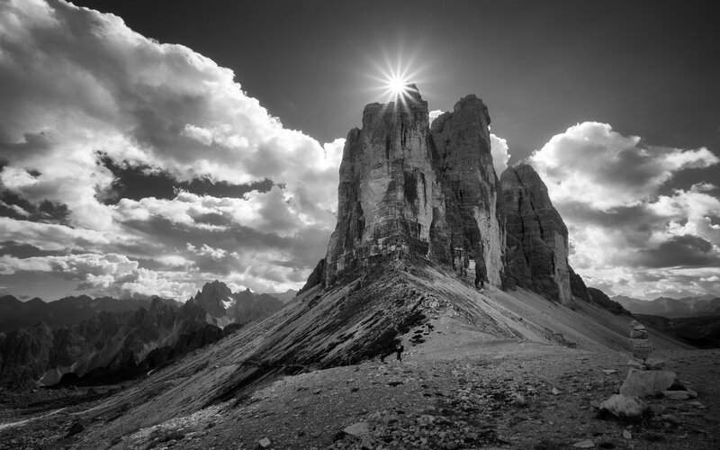 Three Peaks Mountain — Black