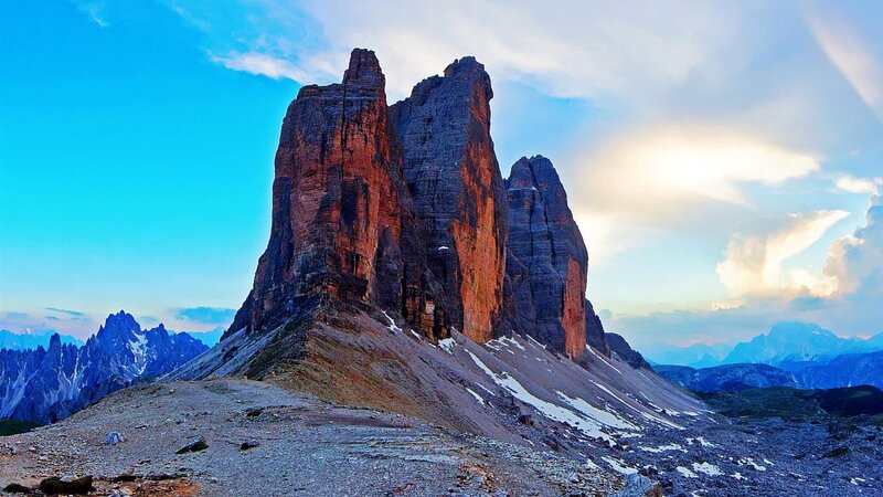 Three Peaks Mountain — Blue