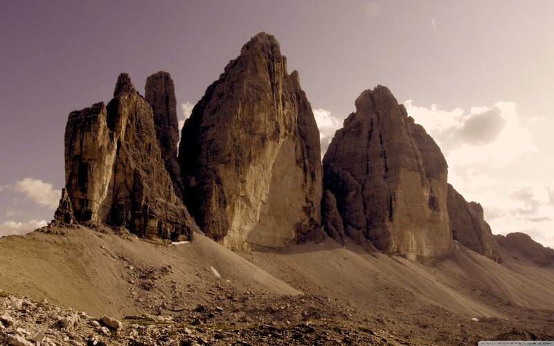 Three Peaks Mountain — Brown