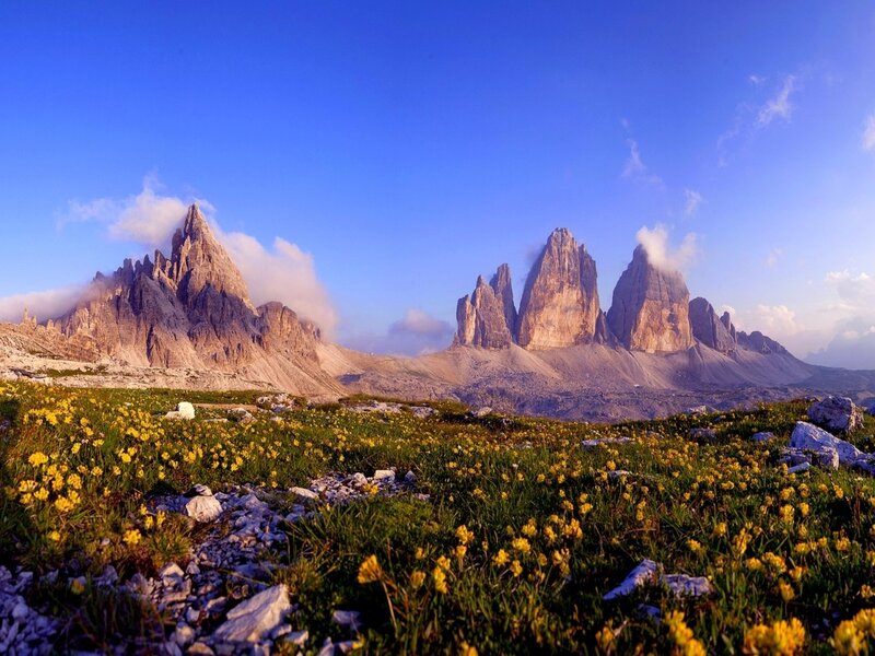 Three Peaks Mountain Range
