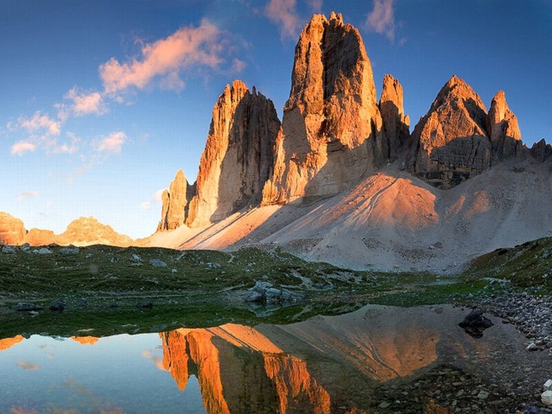 Three Peaks of Lavaredo — Blue
