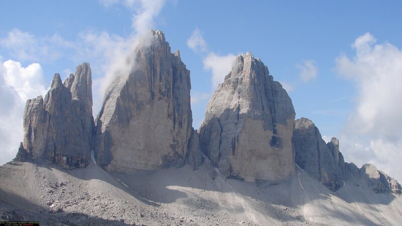 Three peaks of the Dolomites
