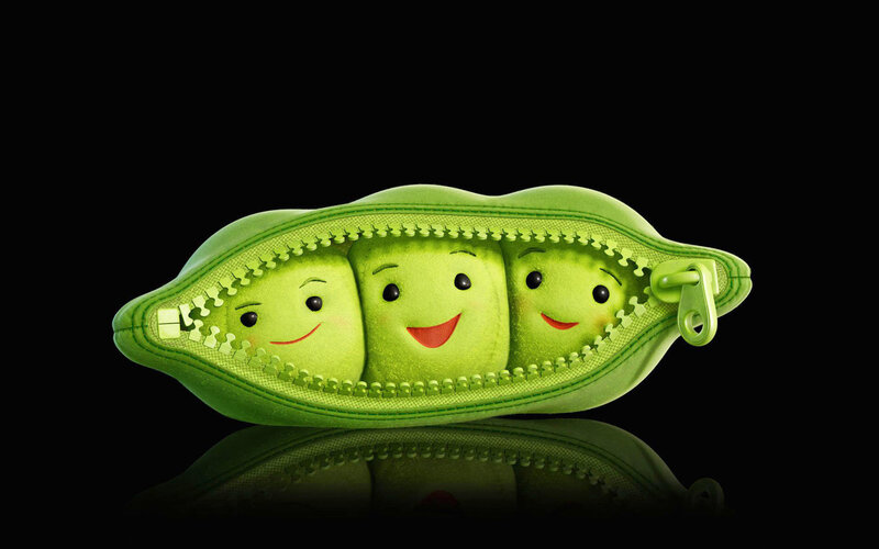 three peas in a pod