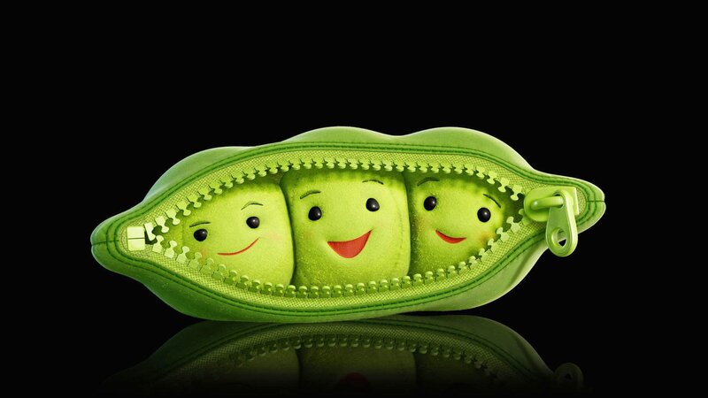 Three Peas in a Pod — Playful