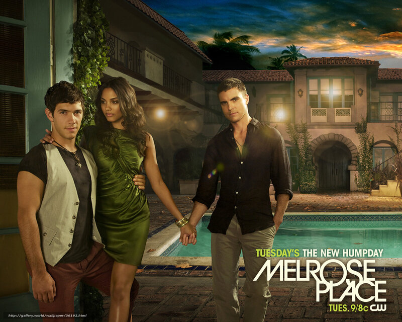 Three People by Pool — Green