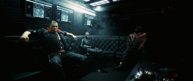 Three People in a Control Room