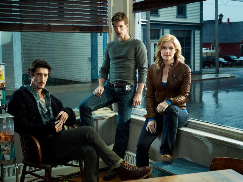 Three People in a Diner — Brown