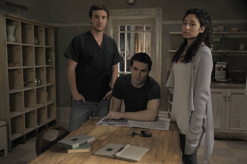 Three People in a Kitchen