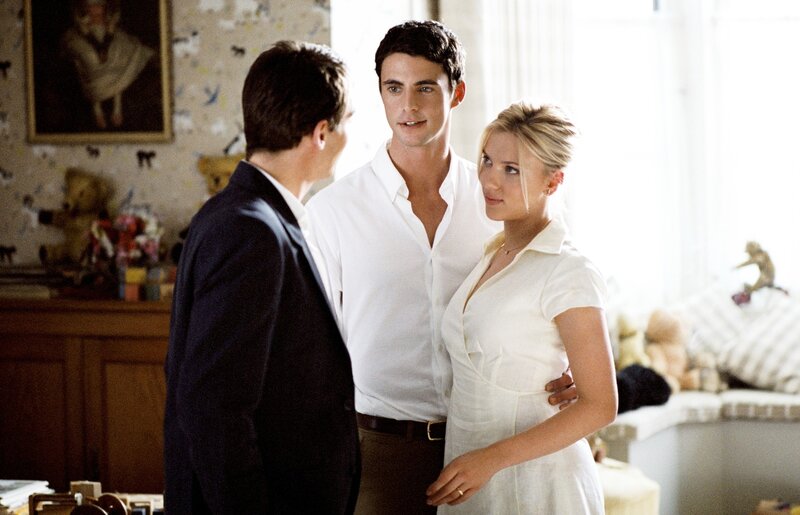 Three people in a room scene