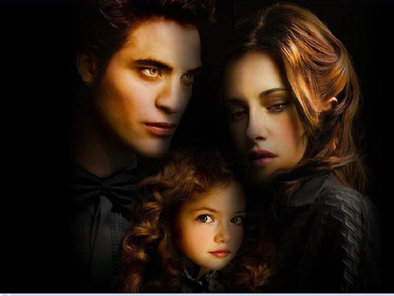 Three People in Dark Setting — Black, Dramatic, Photograph