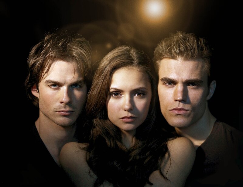 Three People in Dark Setting — Black, Dramatic