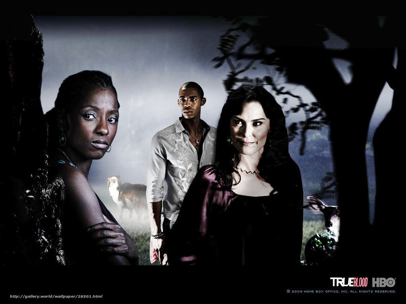 Three People in Dark Setting — Black