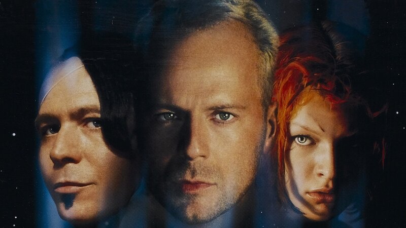 Three People in Dark Setting — Blue