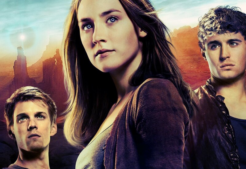 Three People in Desert — Brown, Dramatic, Sunset
