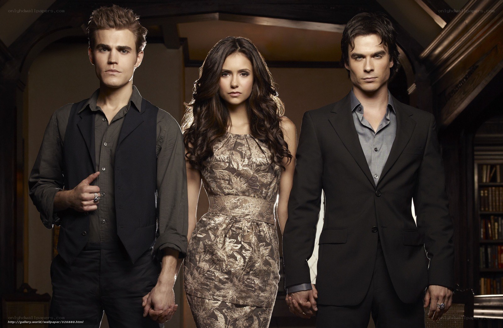 three people in formal wear