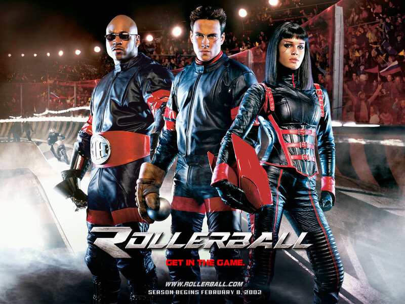 Three People in Futuristic Suits — Black