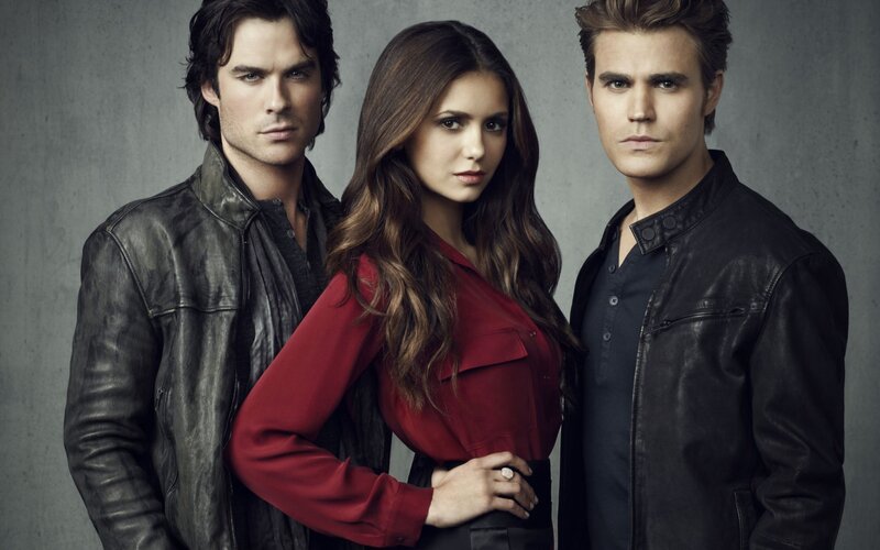Three People in Leather Jackets — Black, Serious