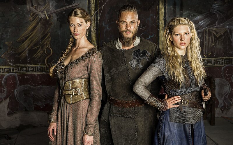 Three People in Medieval Attire
