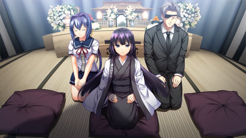 Three People in Mourning
