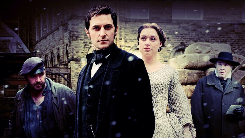 Three People in Period Clothing — Black