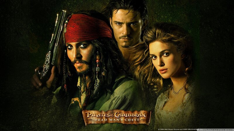 Three People in Pirate Attire — Green