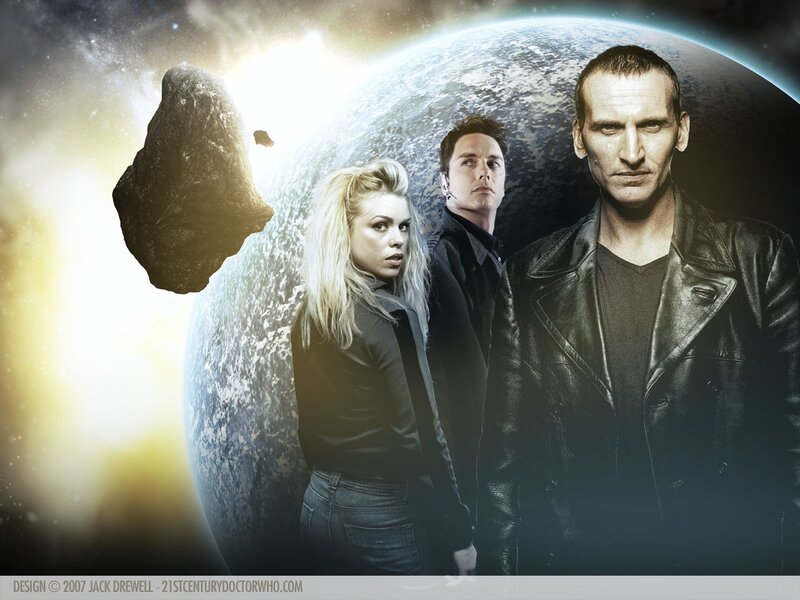 Three People in Space — Black