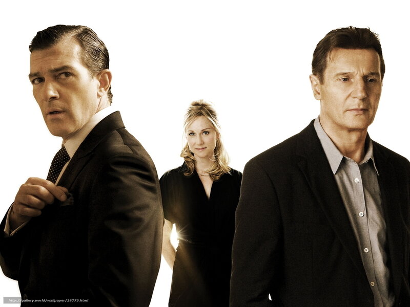 Three People in Suits — Black