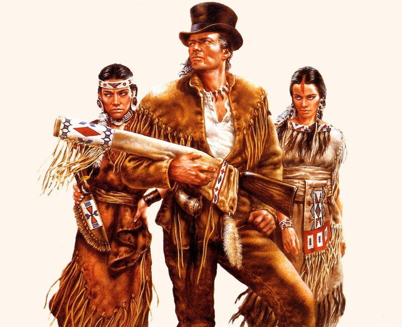 Three People in Traditional Attire