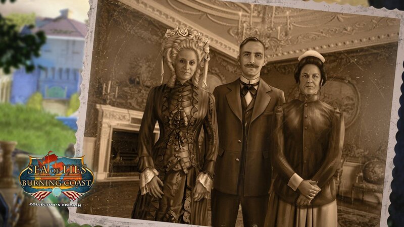 Three People in Vintage Clothing — Brown