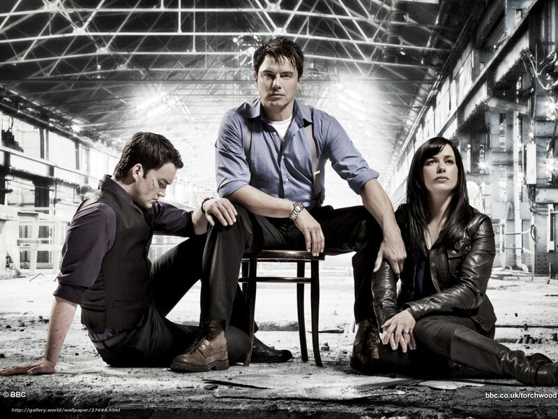 Three People in Warehouse