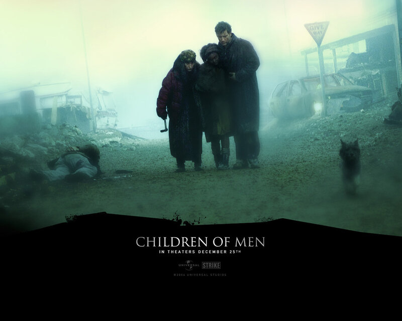 Three People in Wasteland — Green