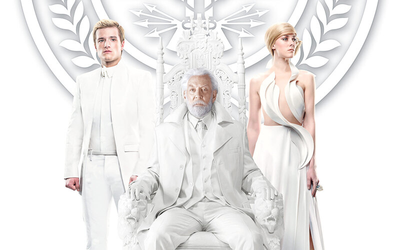 Three People in White