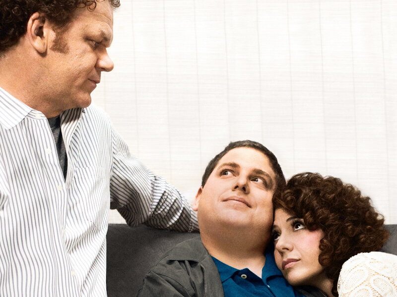 Three People on a Couch — White, Neutral