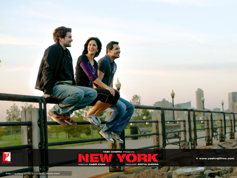 Three People on Railing