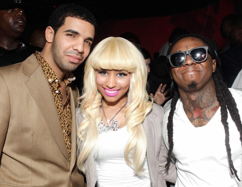 Three People Posing Together — Black