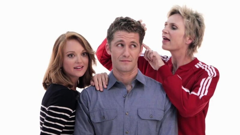 Three People Posing — White, Playful, Photograph