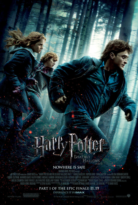 Three People Running — Blue, Dramatic