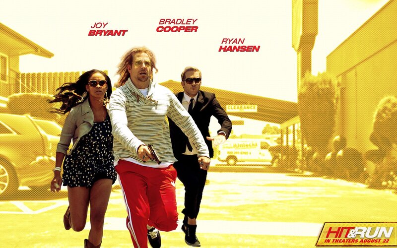 Three People Running — Yellow