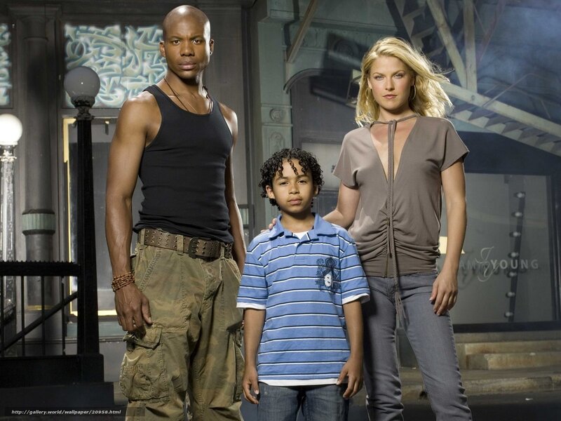 Three People Standing — Black, Serious, Photograph