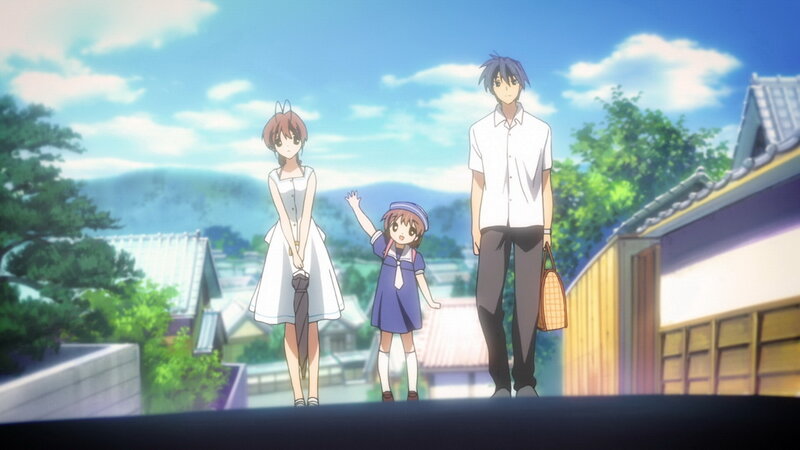 Three People Standing Outside