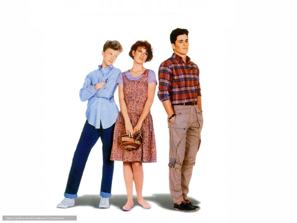 Three people standing together