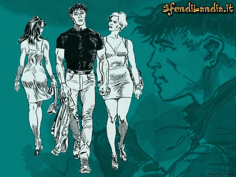 Three People Walking — Teal