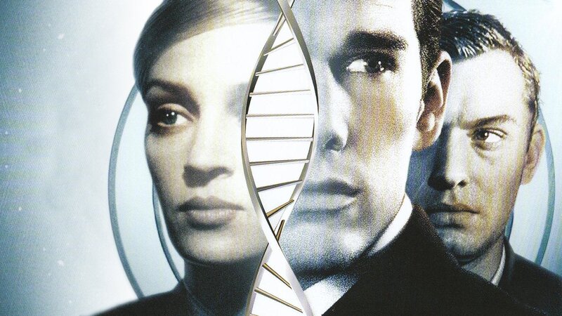 Three People with DNA Helix