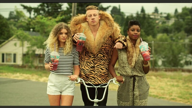 Three People with Drinks