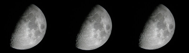 Three Phases of the Moon